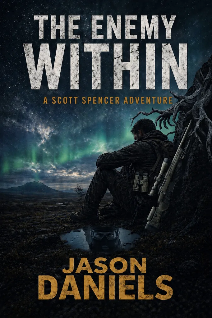The Enemy Within book cover: book two of the Scott Spencer Adventures, coming soon